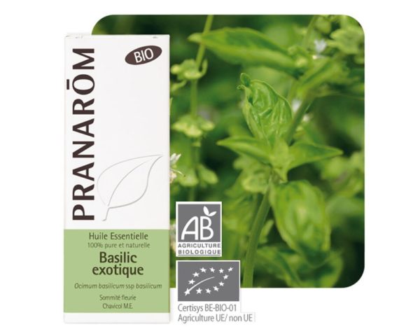 olio essenziale basilico bio pranarom