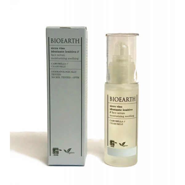 siero viso lenitivo idratante bioearth