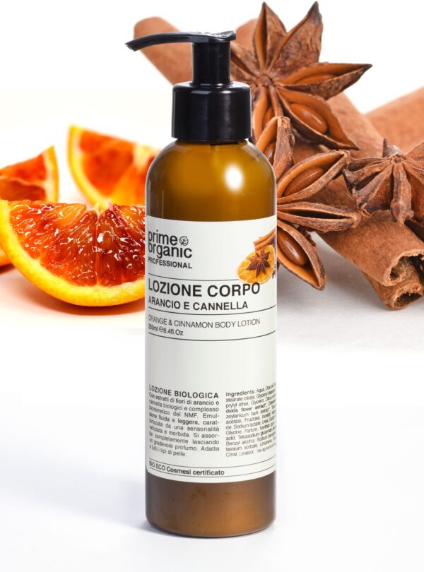 PRIME ORGANIC CORPO ARANCIO E CANNELLA - immagine 3