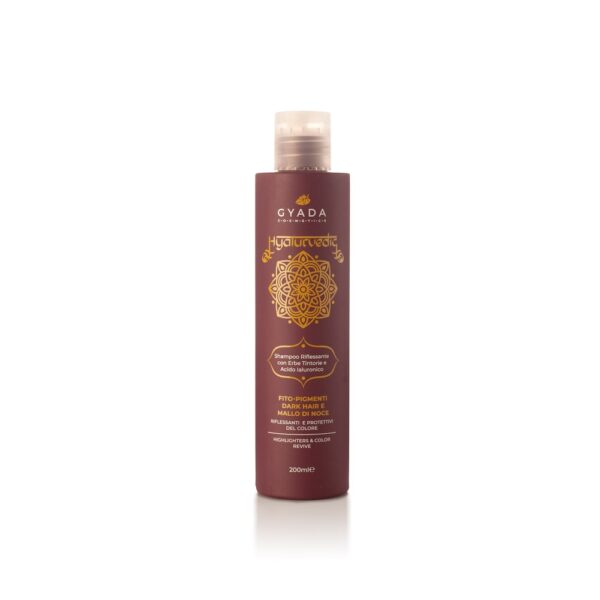 GYADA COSMETICS HYALURVEDIC SHAMPOO RIFLESSANTE DARK HAIR - immagine 2