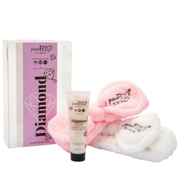 PUROBIO DIAMOND KIT MASCHERA VISO E FASCIA CAPELLI - immagine 2